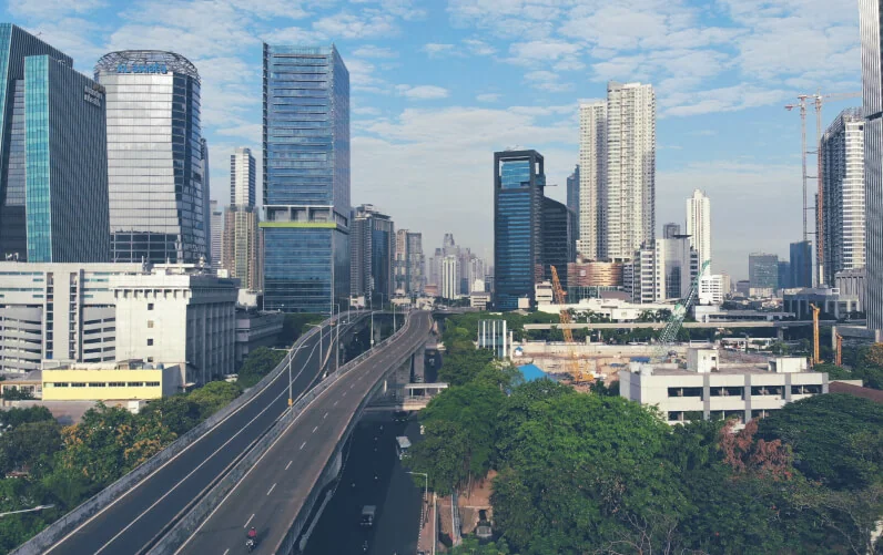 Jakarta city background image