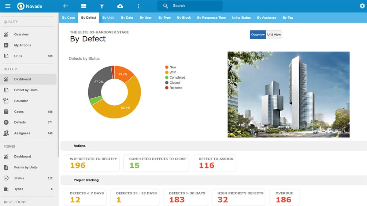Novade Handover desktop screenshot 01