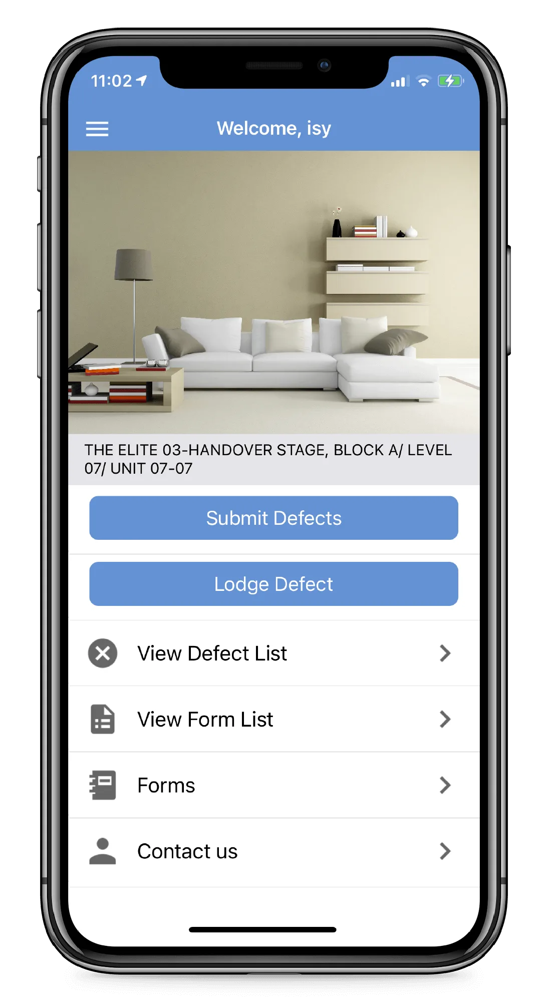 Novade Handover mobile screenshot 02