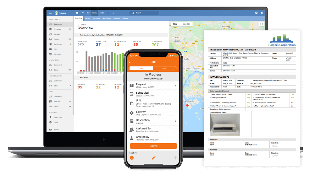Novade Maintenance Features